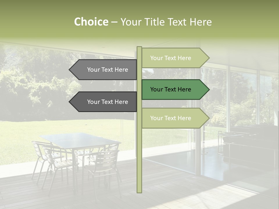Table Space Minimal PowerPoint Template