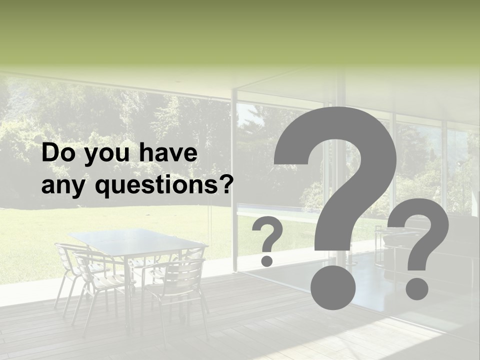 Table Space Minimal PowerPoint Template