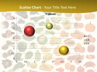 Vegetarian Fruit Assortment PowerPoint Template