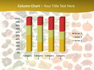 Vegetarian Fruit Assortment PowerPoint Template