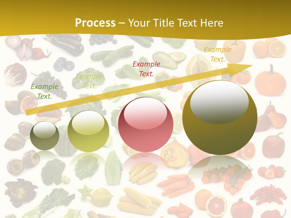 Vegetarian Fruit Assortment PowerPoint Template