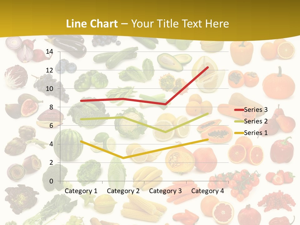 Vegetarian Fruit Assortment PowerPoint Template