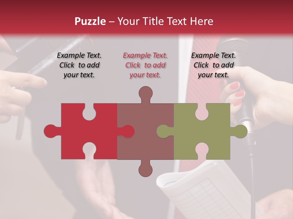 Meeting Question Speech PowerPoint Template