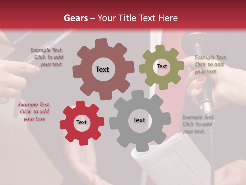 Meeting Question Speech PowerPoint Template