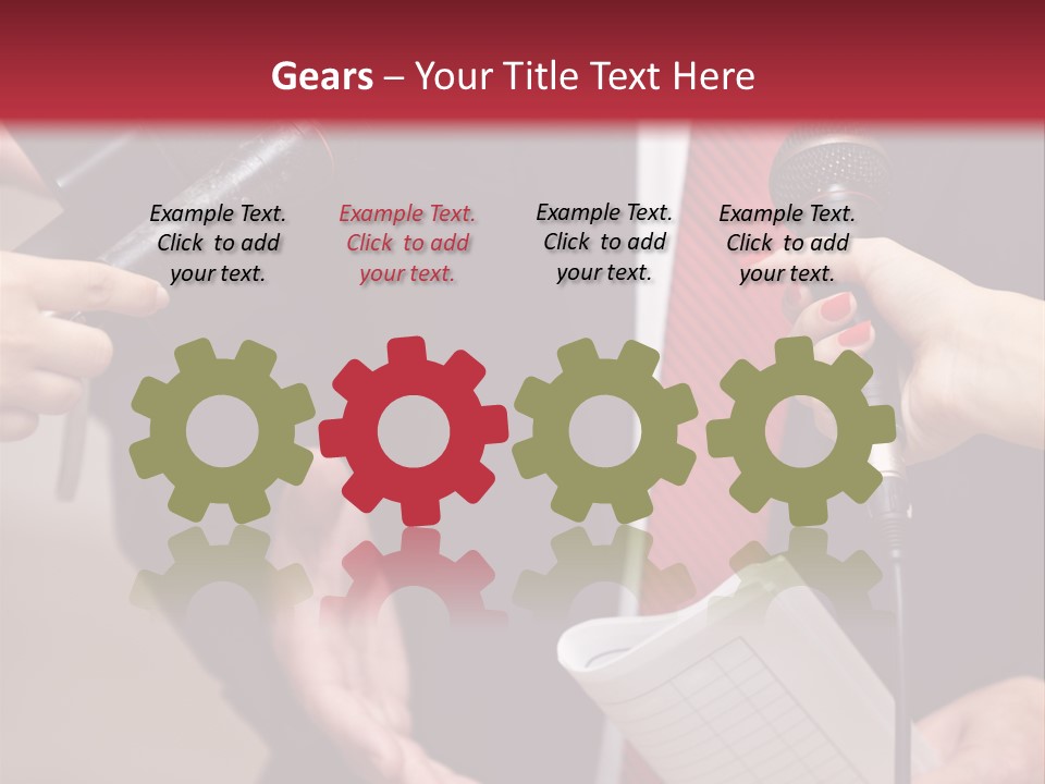 Meeting Question Speech PowerPoint Template