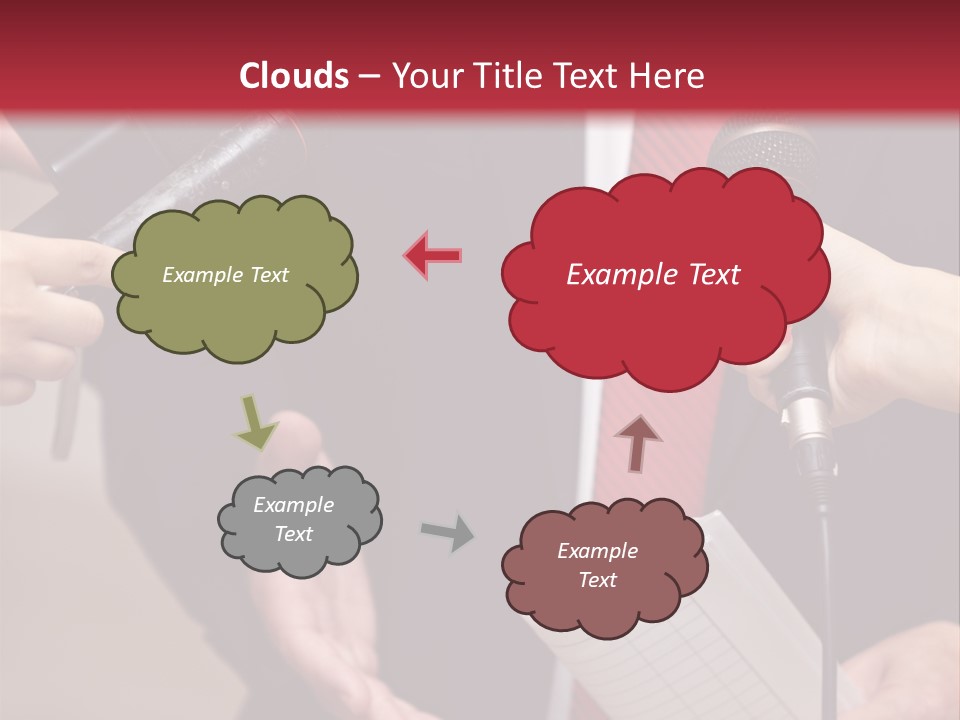 Meeting Question Speech PowerPoint Template