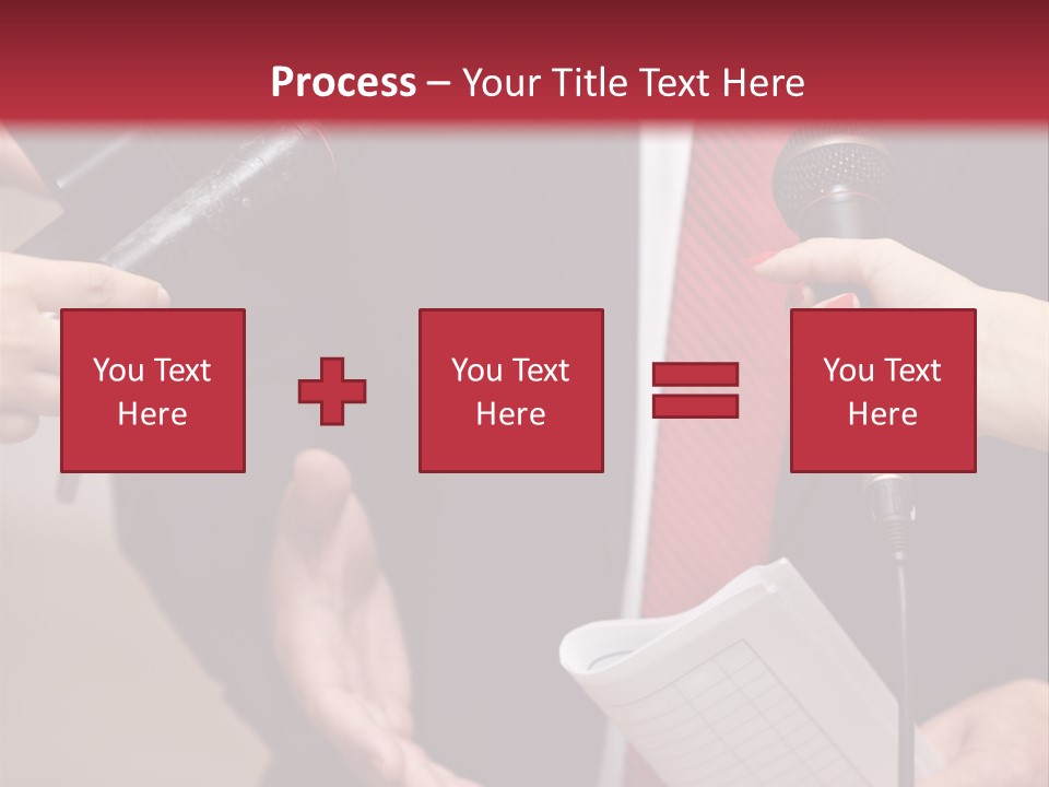 Meeting Question Speech PowerPoint Template