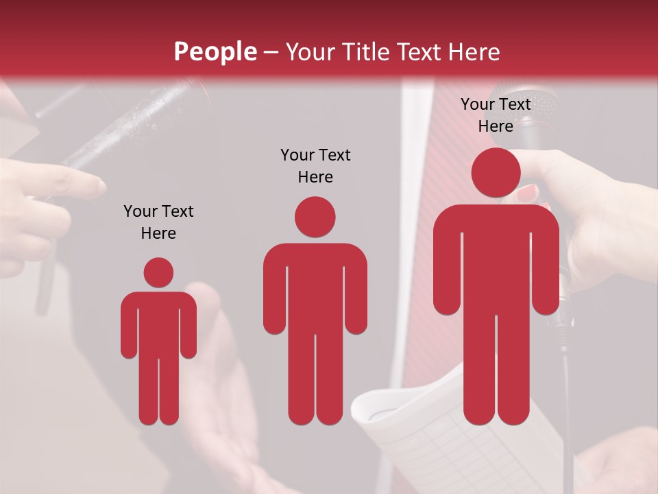 Meeting Question Speech PowerPoint Template