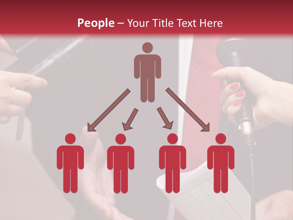 Meeting Question Speech PowerPoint Template