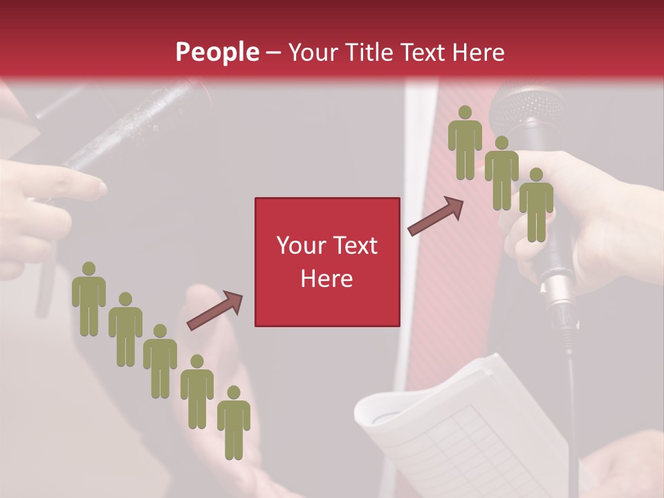 Meeting Question Speech PowerPoint Template