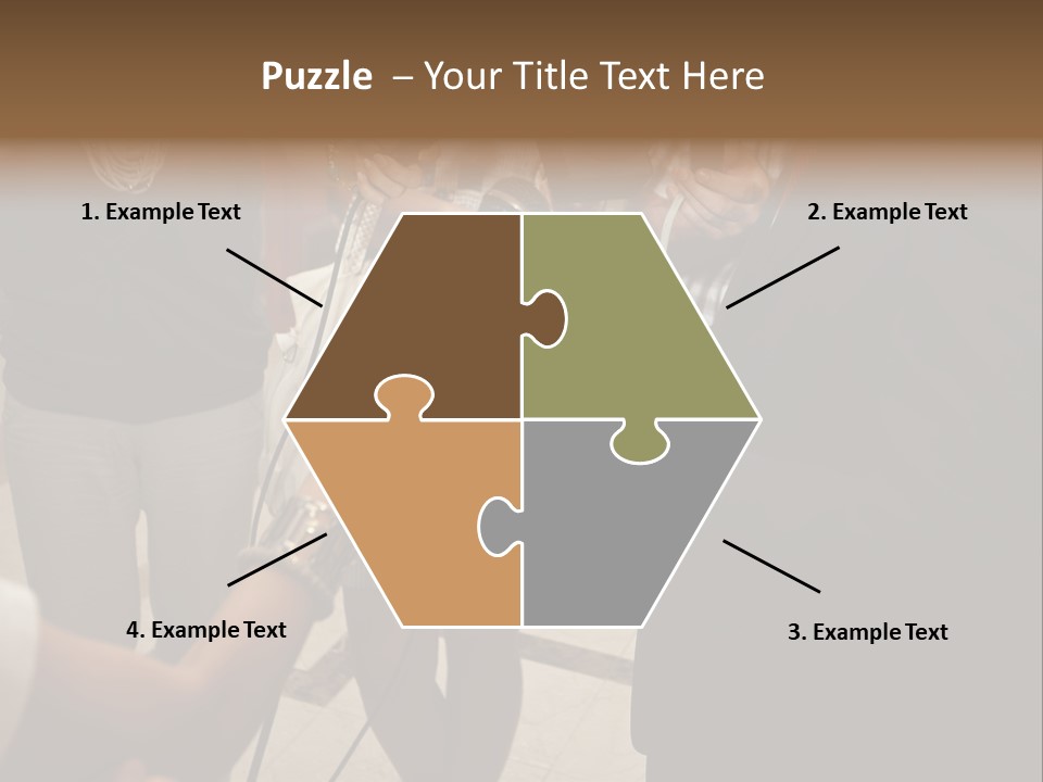 Communication Stage Microphone PowerPoint Template