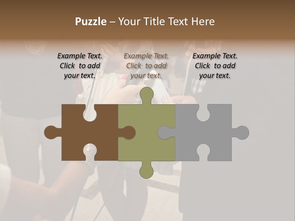 Communication Stage Microphone PowerPoint Template