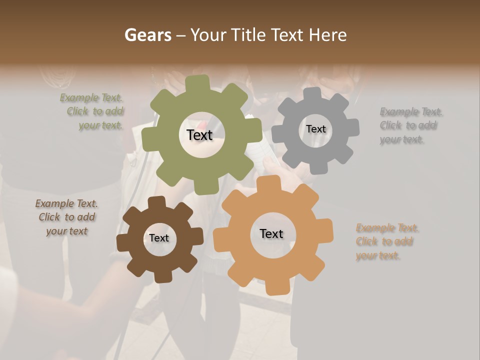 Communication Stage Microphone PowerPoint Template