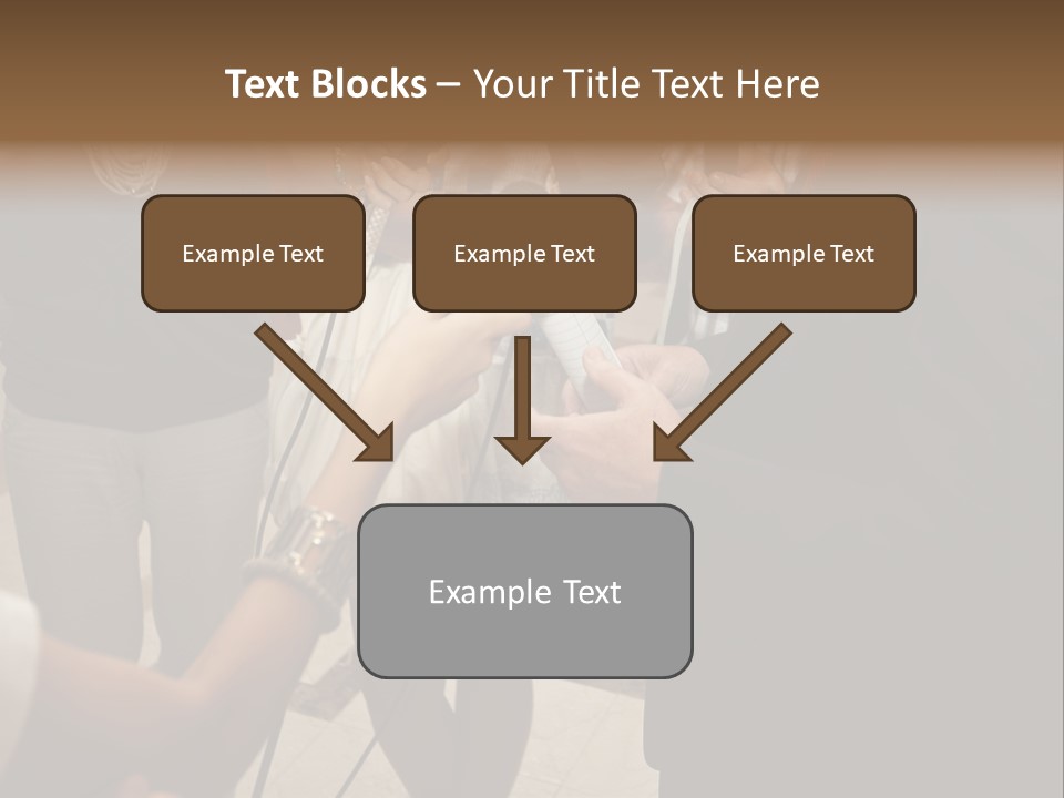 Communication Stage Microphone PowerPoint Template