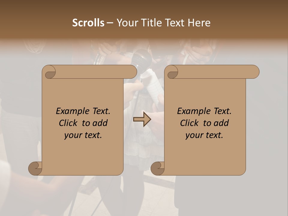 Communication Stage Microphone PowerPoint Template
