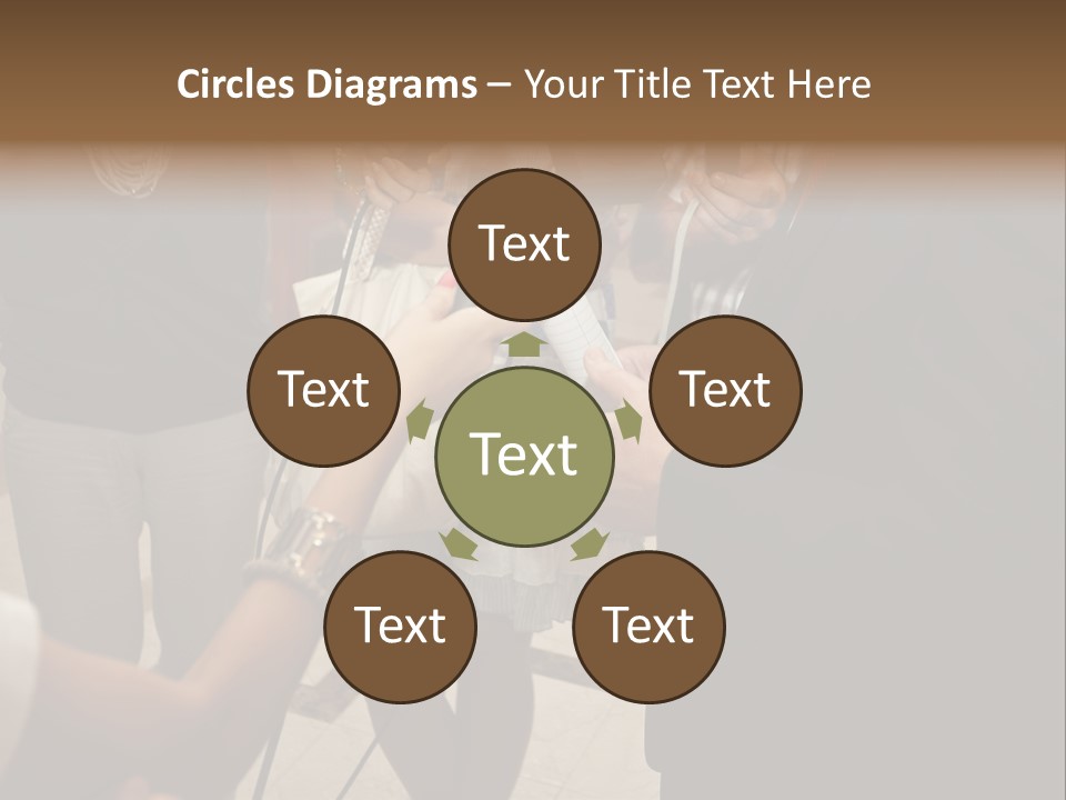 Communication Stage Microphone PowerPoint Template