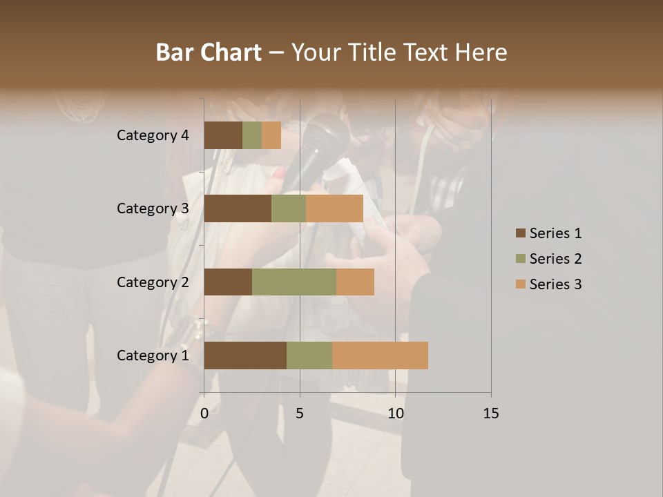 Communication Stage Microphone PowerPoint Template