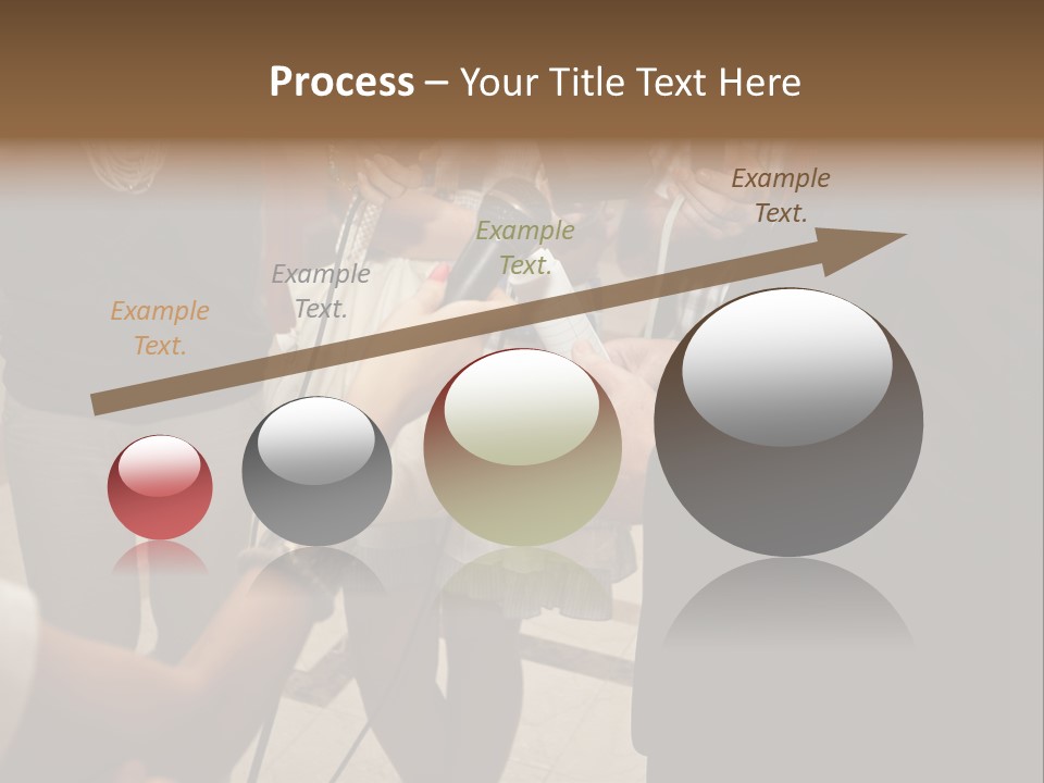 Communication Stage Microphone PowerPoint Template