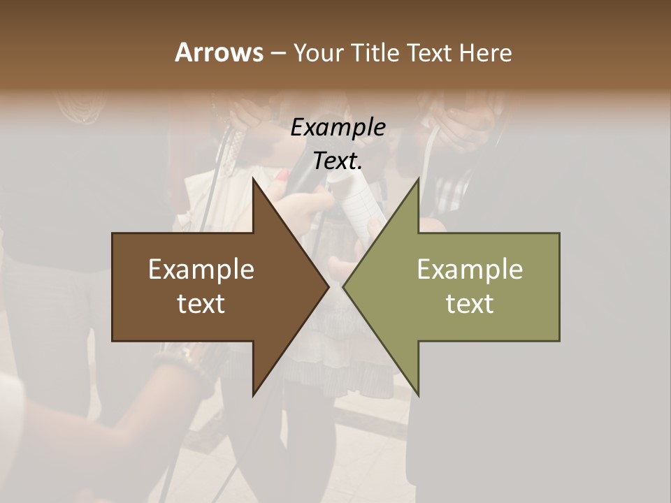 Communication Stage Microphone PowerPoint Template