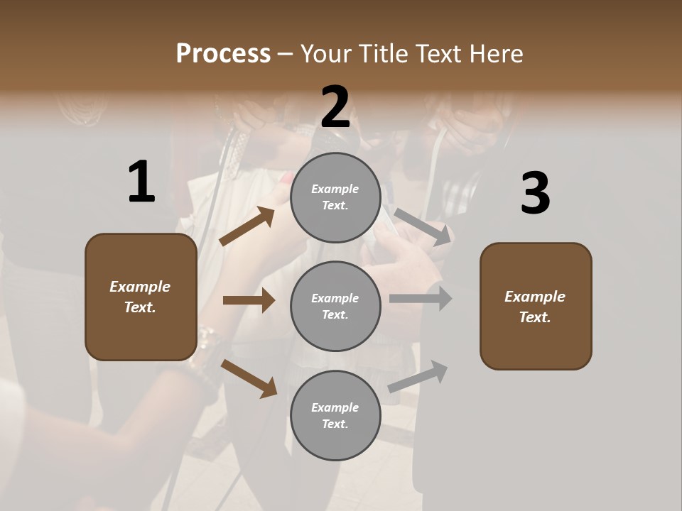 Communication Stage Microphone PowerPoint Template