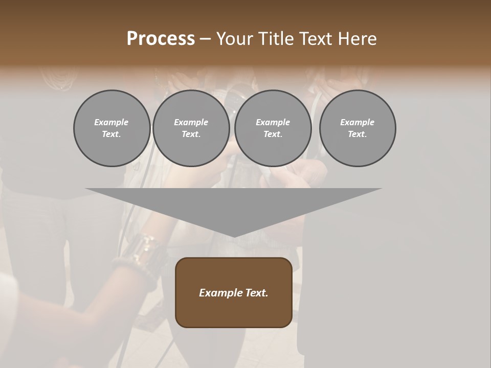 Communication Stage Microphone PowerPoint Template