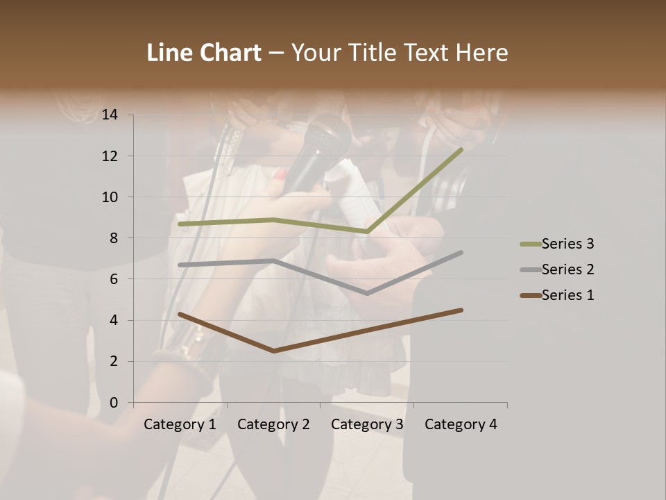 Communication Stage Microphone PowerPoint Template