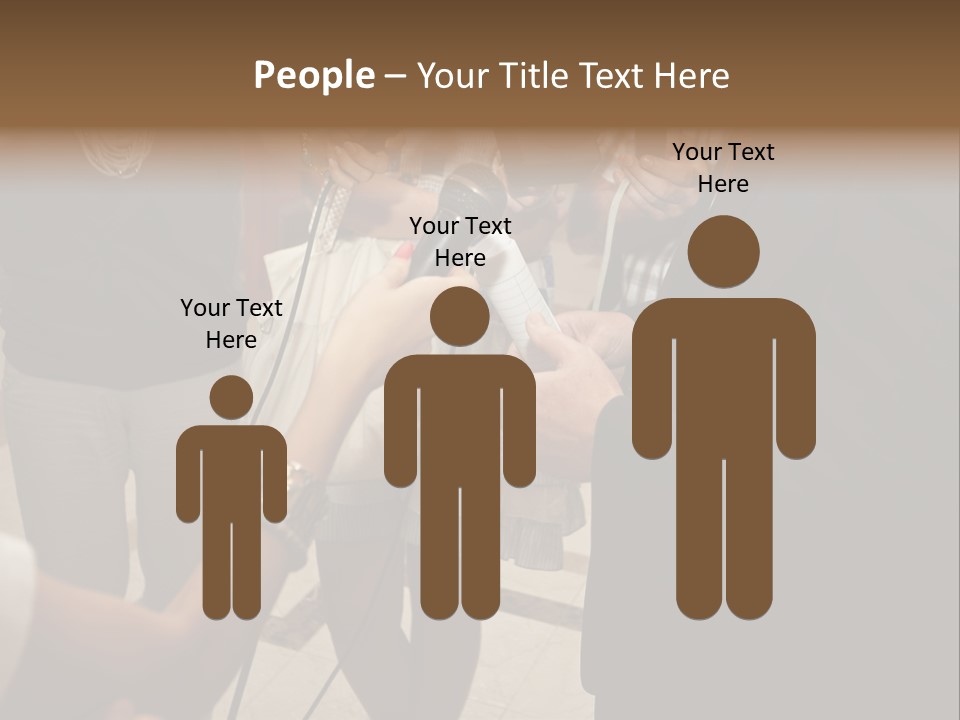 Communication Stage Microphone PowerPoint Template