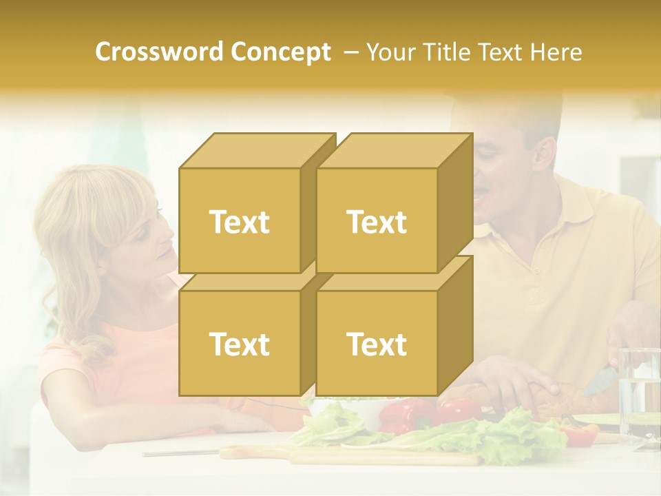 Girl Relationship Cutting PowerPoint Template