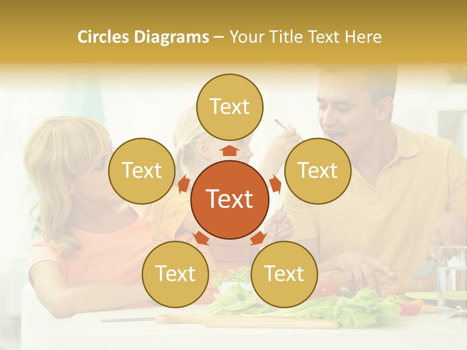 Girl Relationship Cutting PowerPoint Template