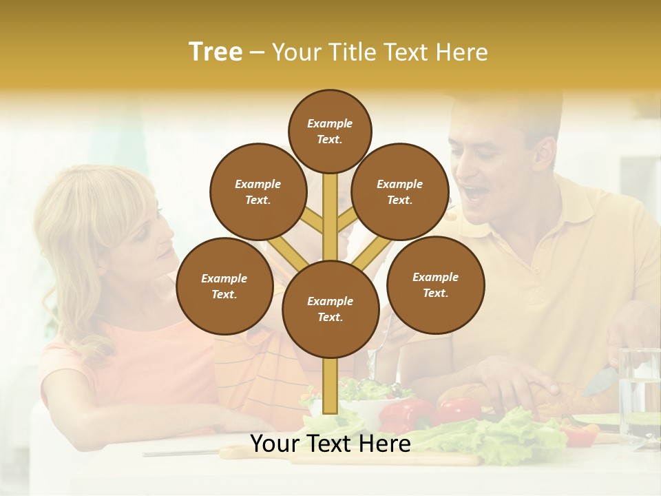 Girl Relationship Cutting PowerPoint Template