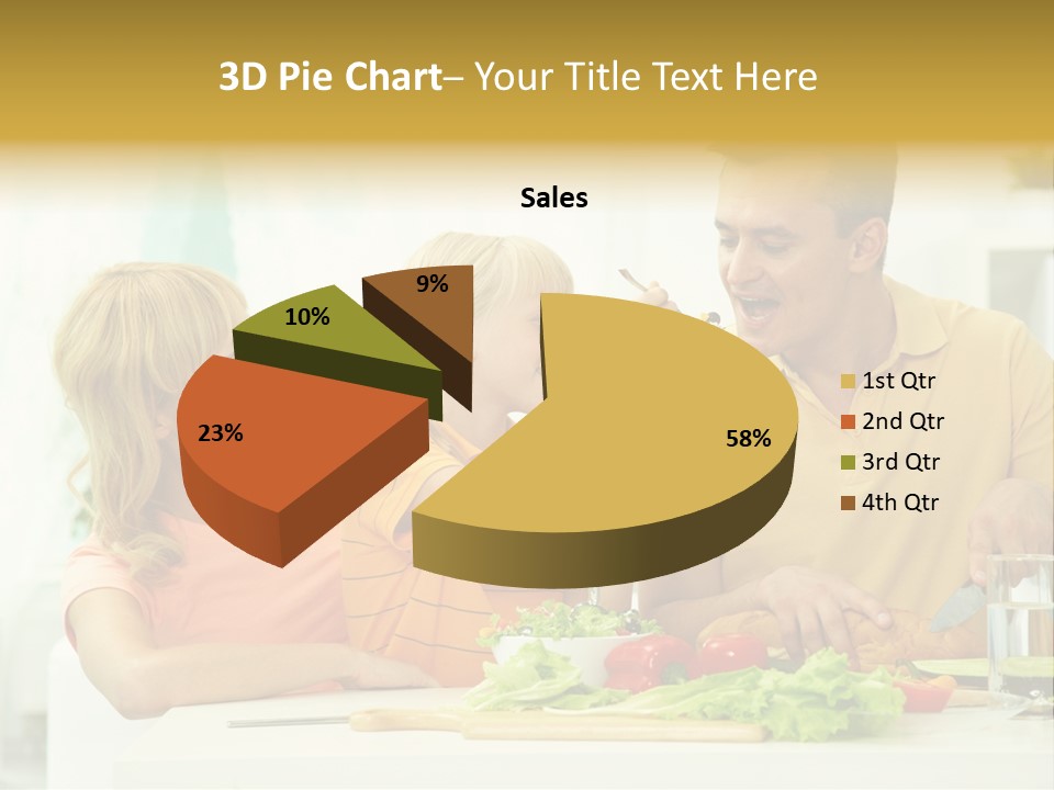 Girl Relationship Cutting PowerPoint Template