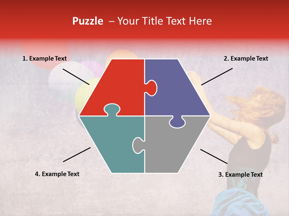 Smiling Wind Play PowerPoint Template