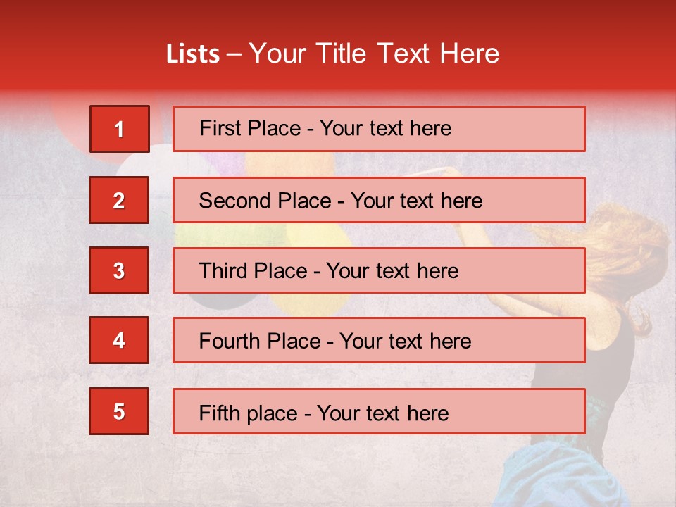 Smiling Wind Play PowerPoint Template
