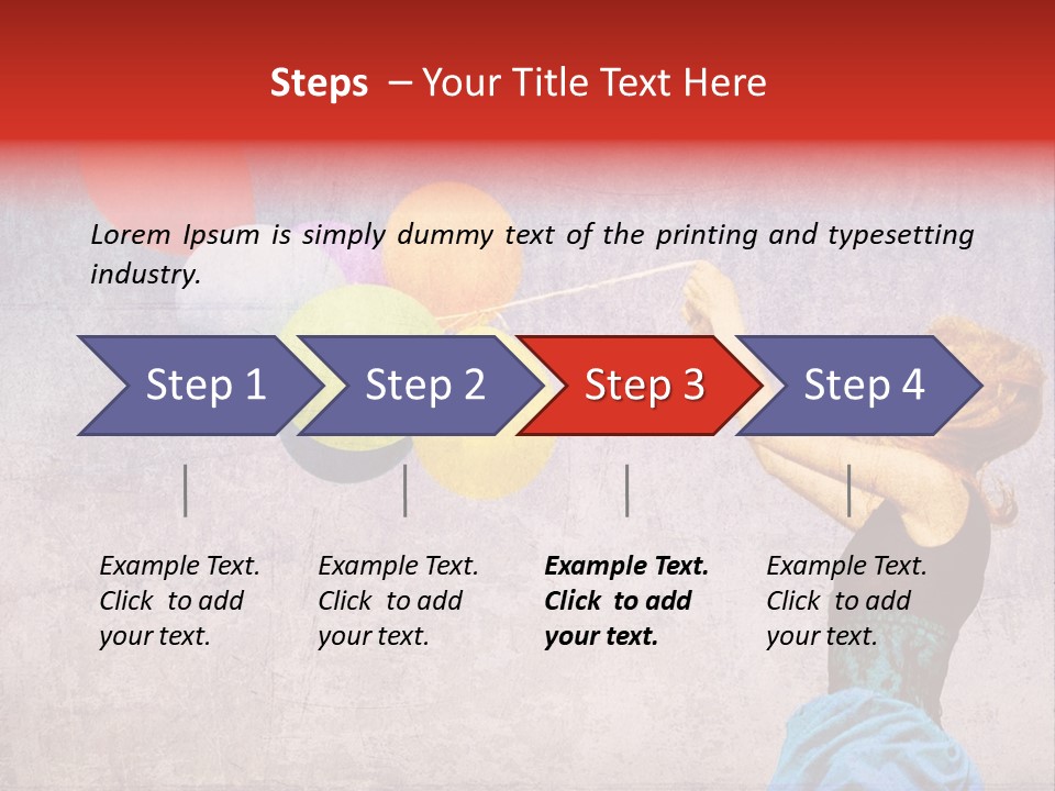 Smiling Wind Play PowerPoint Template