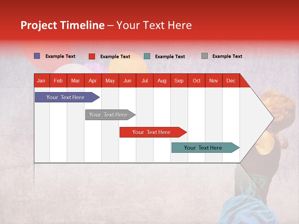 Smiling Wind Play PowerPoint Template