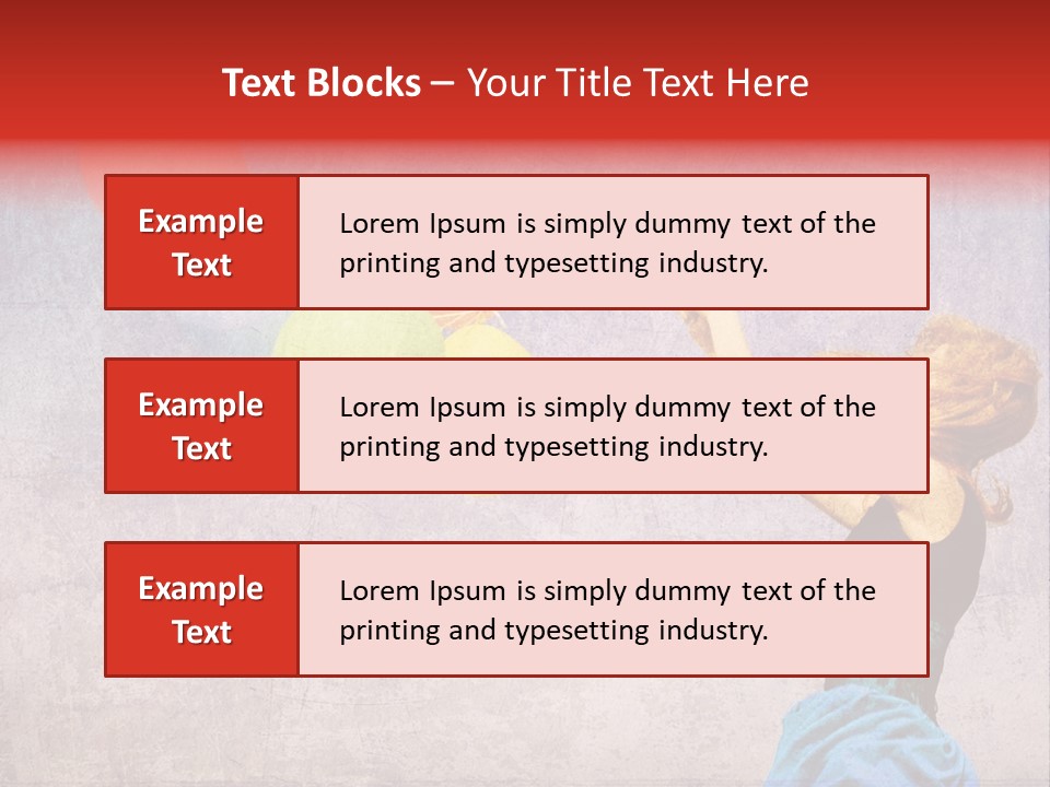 Smiling Wind Play PowerPoint Template