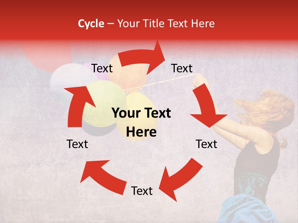 Smiling Wind Play PowerPoint Template