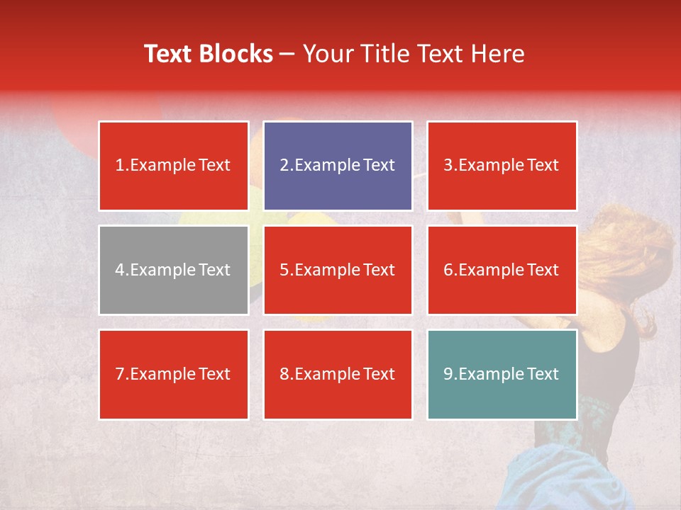 Smiling Wind Play PowerPoint Template