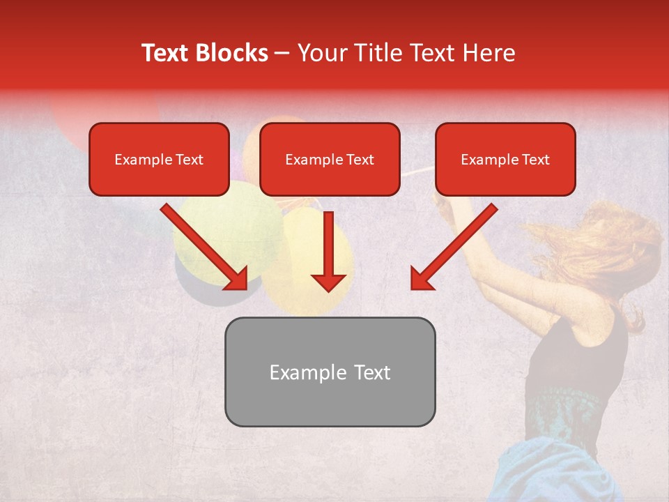 Smiling Wind Play PowerPoint Template