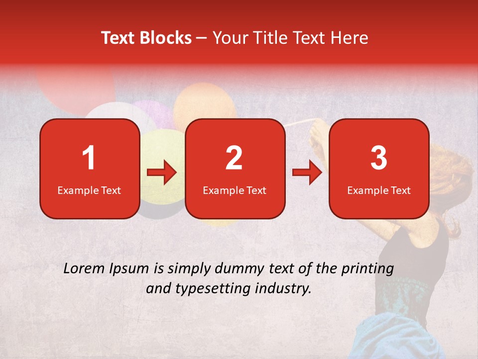 Smiling Wind Play PowerPoint Template