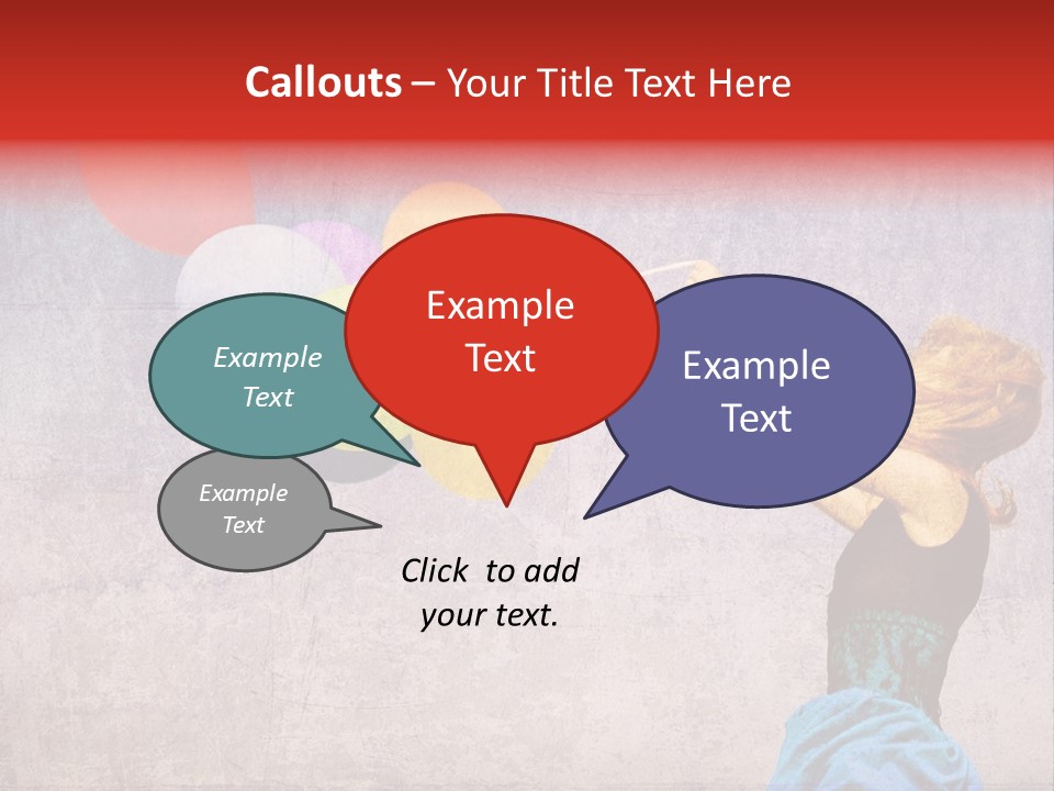 Smiling Wind Play PowerPoint Template