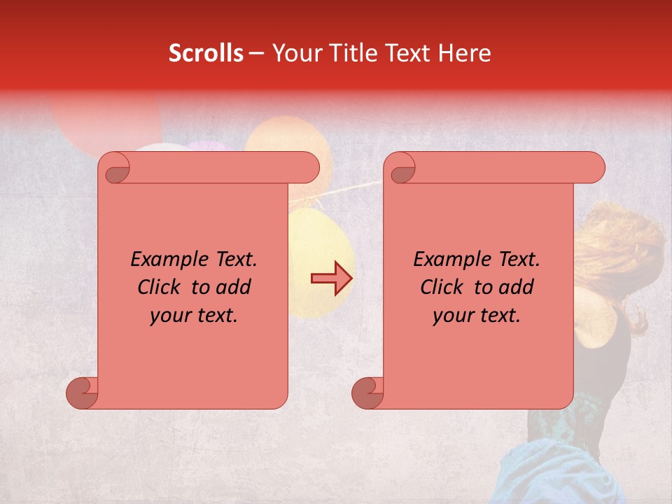 Smiling Wind Play PowerPoint Template