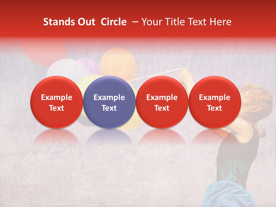 Smiling Wind Play PowerPoint Template