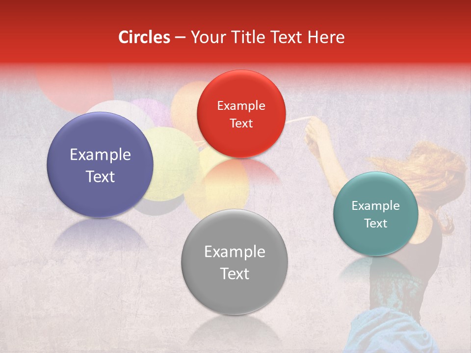 Smiling Wind Play PowerPoint Template