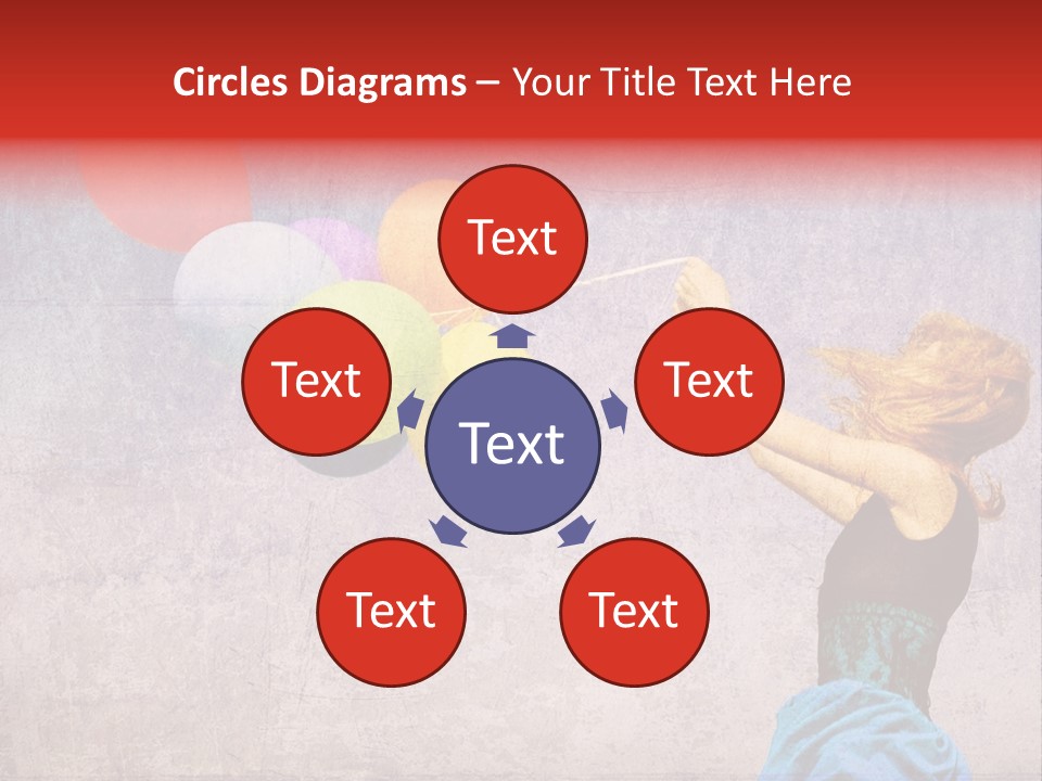 Smiling Wind Play PowerPoint Template