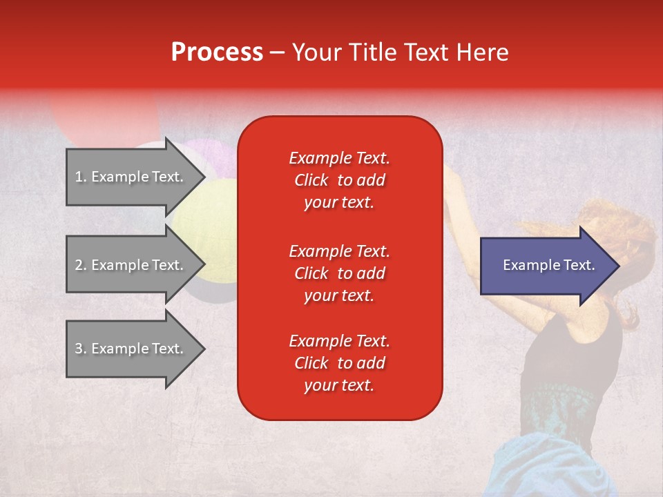 Smiling Wind Play PowerPoint Template