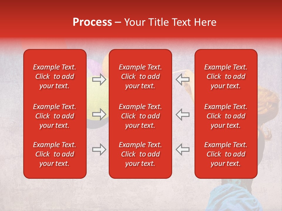 Smiling Wind Play PowerPoint Template
