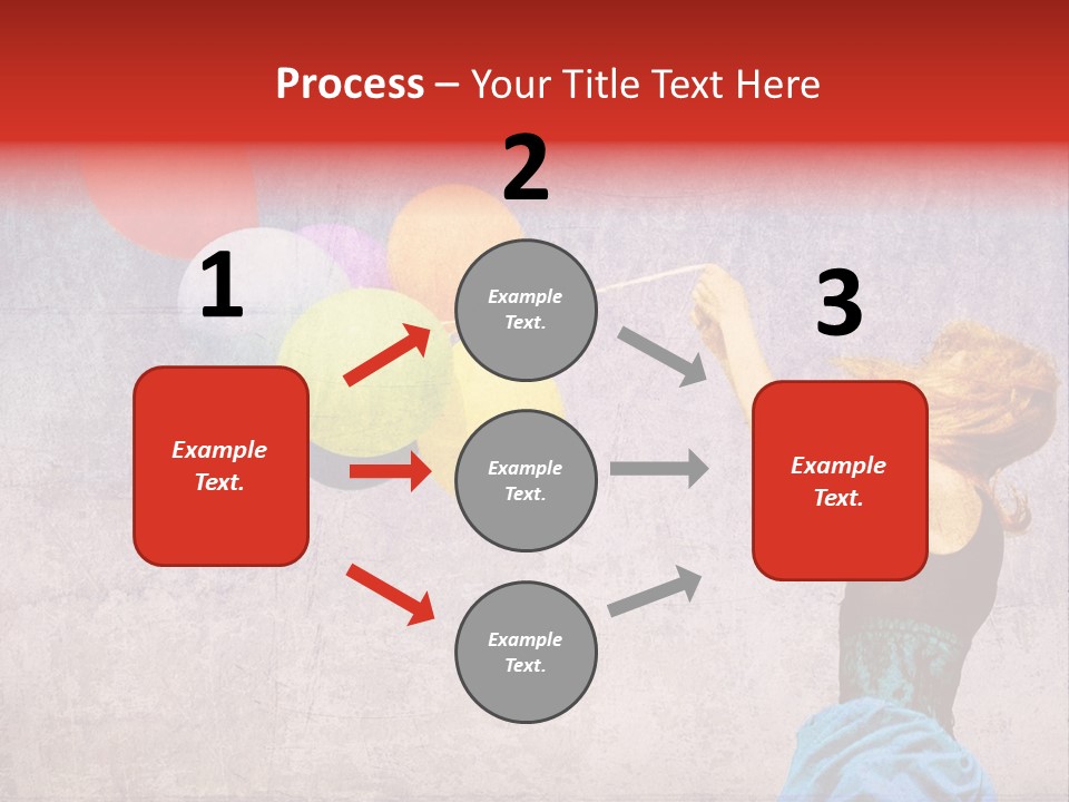 Smiling Wind Play PowerPoint Template