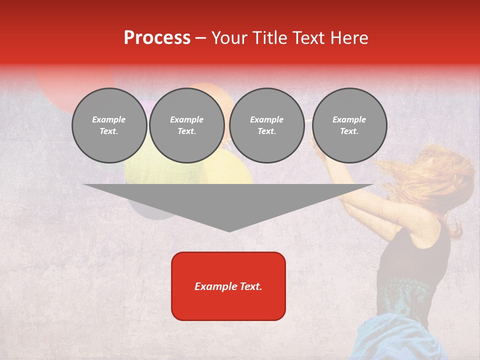 Smiling Wind Play PowerPoint Template