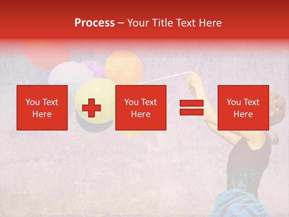 Smiling Wind Play PowerPoint Template